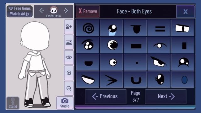 Making Roblox faces in Gacha club! (Part 2) смотреть онлайн