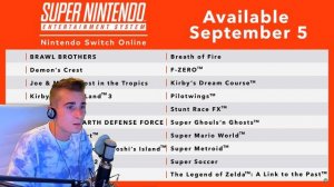 SNES GAMES FINALLY ON SWITCH ONLINE!!!!!!! (Nintendo Direct 9.4.19)