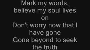 Iron Maiden - Hallowed Be Thy Name Lyrics