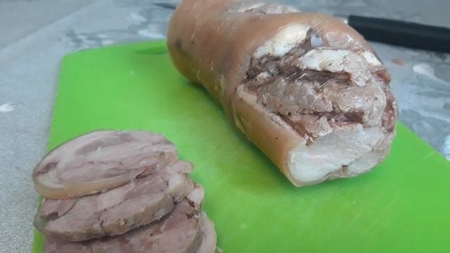 Рулет из рульки.