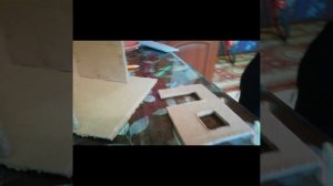 Как сделать домик из картона? Домик из картона.