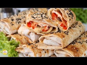 Вкуснятина в ЛАВАШЕ за Считанные Минуты! Накормить Можно ВСЕХ!