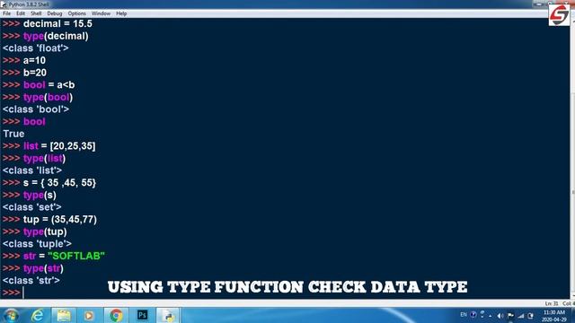 #12 Variable, Data Types & Identifiers in Python Step by Step - Python Tutorial for Beginners