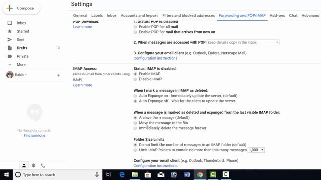 How to set up / enable IMAP to check Gmail on other email clients | BDNL RAKIB смотреть онлайн