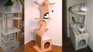 Красивые домики для кошек своими руками
