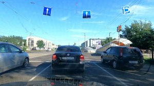 дорога через город Бийск июнь 2024г.