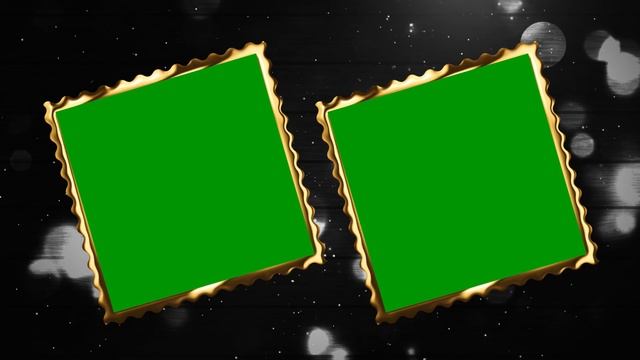 Wedding Invitation Gold Frame Green Screen No Copyright Video Effects смотреть онлайн