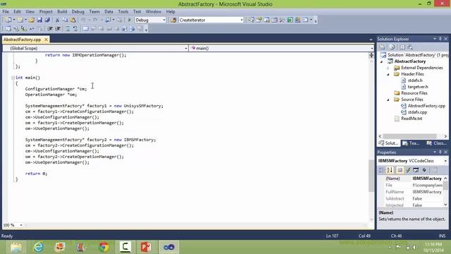 Abstract Factory Design Pattern In C++
