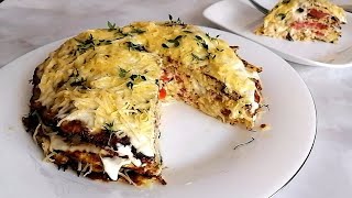 Торт из кабачков. Рецепт вкусной закуски.