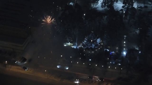 Рождество Христово в Троицком храме поселка Октябрьский 7 января 2019года смотреть онлайн