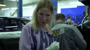 Устанавливаем обвес на Лада Веста. Лиса в Техцентре 777