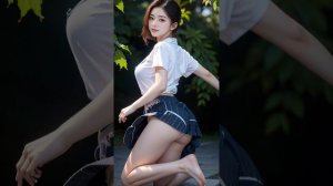 【AI ART/AI美女】パンチラ※lift up skirt(룩북/LOOK BOOK)【No.34】