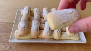 ПЕЧЕНЬЕ ЛИМОННЫЕ ТРУБОЧКИ с цедрой Лимона