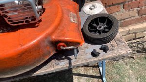 Газонокосилка Stihl RM-253T , ремонт сваркой и болгаркой .
