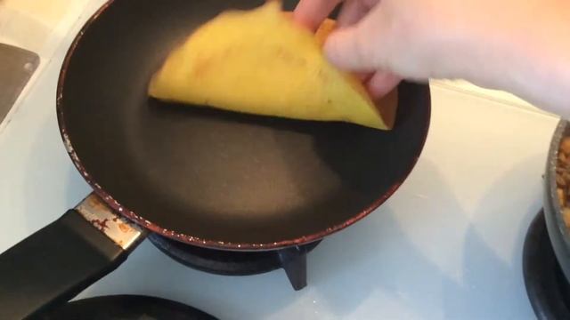 Тыквенные блинчики с грибами. смотреть онлайн