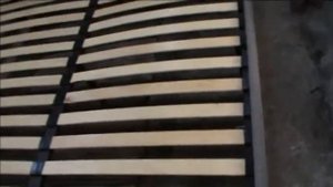 Кровать из ДСП обшитая тканью на металлическом каркасе своими руками