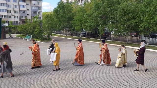 Престольный праздник. 22.05. 23г. Причастие и Крестный ход. Храм Святит. Николая. Г. Уссурийск.Пр.к смотреть онлайн