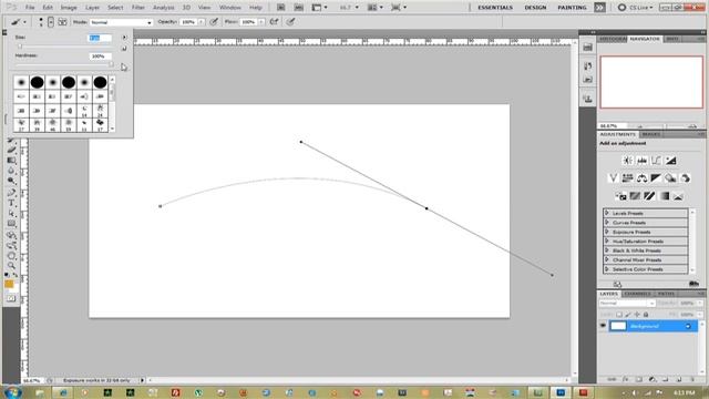 How to Make Elliptical Lines With the Pen Tool in Photoshop : Photoshop Tutorials смотреть онлайн