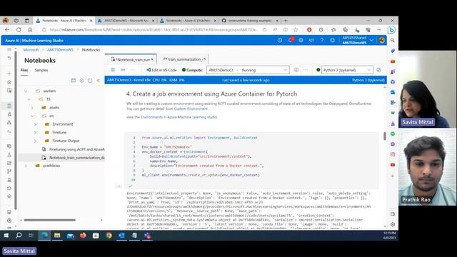 Finetuning T5 Model in AzureML using Azure Container for PyTorch Curated Environment смотреть онлайн