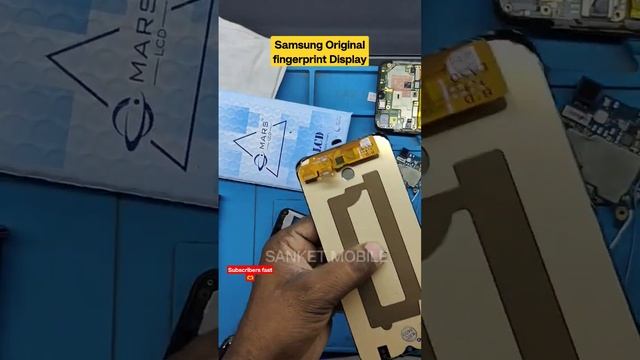 Samsung A50, Samsung A50 fingerprint scanner display