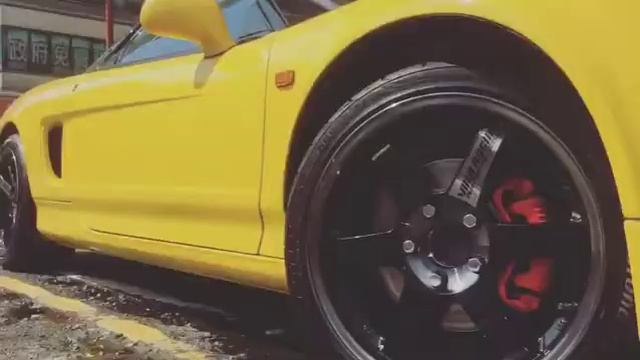 Honda NSX with RAYS Wheels Volk Racing TE37SL Front 17" & Rear 18"