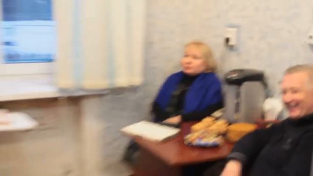 Валентина Коркина и Виктор Остроухов . Разговор перед концертом. Село Дзержинское