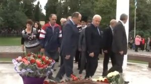 Праздничное мерориятие в Пицунде,посвященное Дню Победы