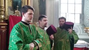 «Сподоби Господи...» Киевского распева, в исполнении вокальной арт-группы, трио Левит.