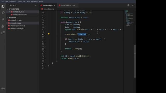 Minecraft mouse and keyboard automation and code explanation смотреть онлайн
