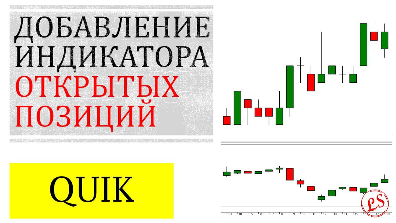 Добавление индикатора открытых позиций в QUIK. Индикатор ОИ