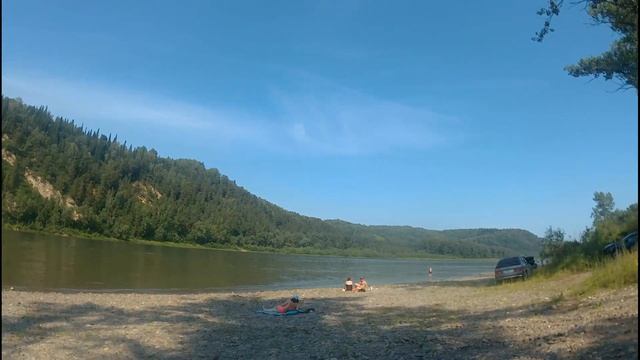 Сплавляемся с отцом по реке Томь. Мыски-Новокузнецк. смотреть онлайн