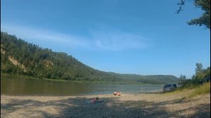 Сплавляемся с отцом по реке Томь. Мыски-Новокузнецк.