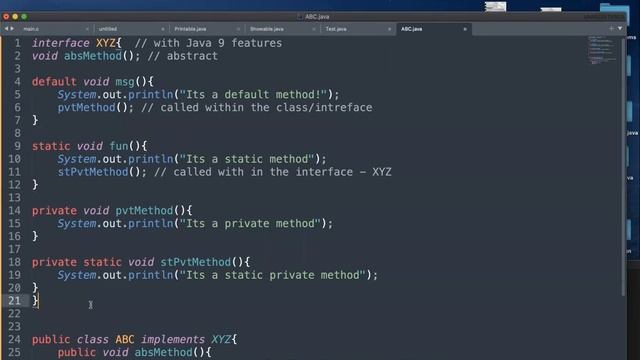 38 New Features in interfaces in Java смотреть онлайн