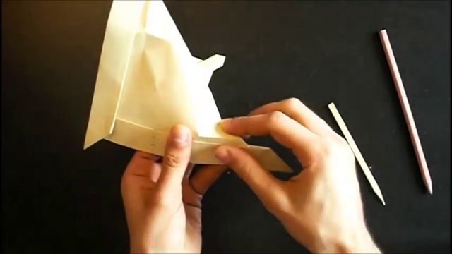 Origami helmet (Alexander Kurth) Tutorial смотреть онлайн
