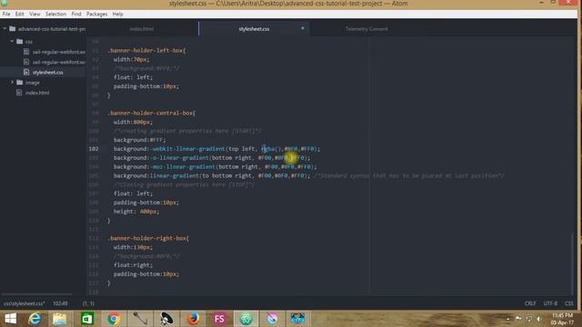 How to make Linear Gradient transparent - Advanced CSS Tutorial for Beginners