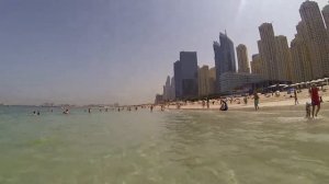 Из Сибири в Дубай part 3 (пляж Jumeirah Beach Residence,JBR)