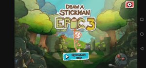 Обучалки-приключалки. Draw a stickman EPIC 3. Поиски предметов на уровне Спуск.