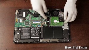 How to install SSD in Acer Aspire V5-552 | Hard Drive replacement