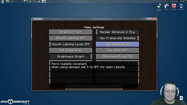 How To Run Minecraft 1.8.1 Fast With No Lag!! (Setup Optifine In 1.8.1!!) смотреть онлайн