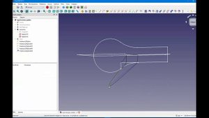 FreeCad Скруление частей трубки