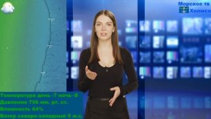 Прогноз погоды в городе Холмск на 31 января 2022 года