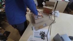 Сборка пакетов  LiFePO4 в аккумуляторную батарею 4s9p