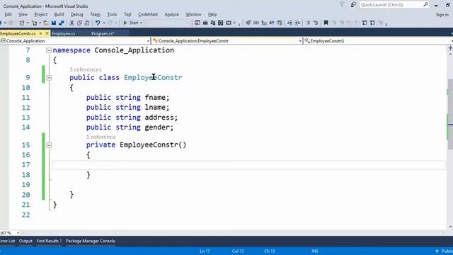 Part 16 .Net c# OOPS: What is Private Constructor?Use of Private Constructor? смотреть онлайн