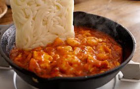 Яичная лапша удон с помидорами !! Вкуснее ресторана