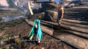 Elder Scrolls V: Skyrim - Miku Hatsune ventures to Sovngarde and slays Alduin version 2