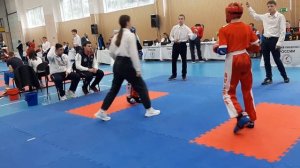 Кикбоксинг поинтфайтинг 01.05.22 11-12 лет до 42 кг 1й бой