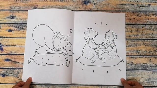 Раскраска «Волк и семеро козлят» для самых маленьких смотреть онлайн