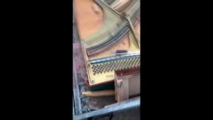 Сколько можно заработать на пианино/Фортепиано в металлолом/Сколько чугуна и меди в пианино