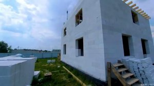 Возведение фронтонов из газобетона