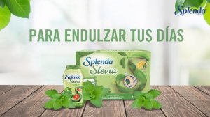 Splenda® Stevia, con stevia de origen 100% natural